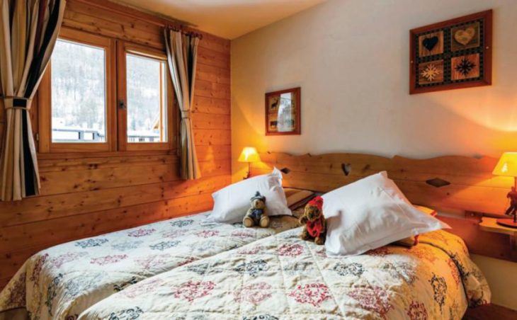 Le Hameau du Rocher Blanc Apartments, Serre Chevalier, Twin Room